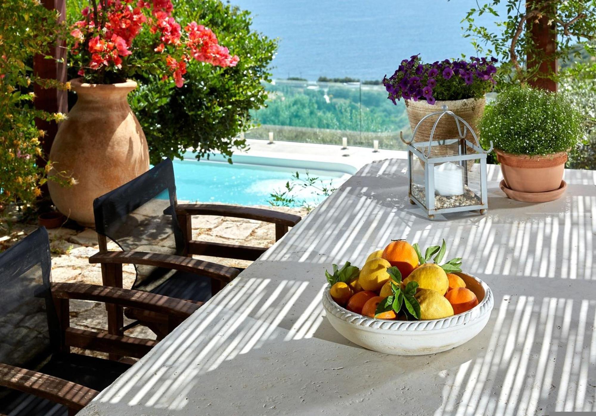 Villa Vollard With Amazing View Pool Heraklion  Bagian luar foto