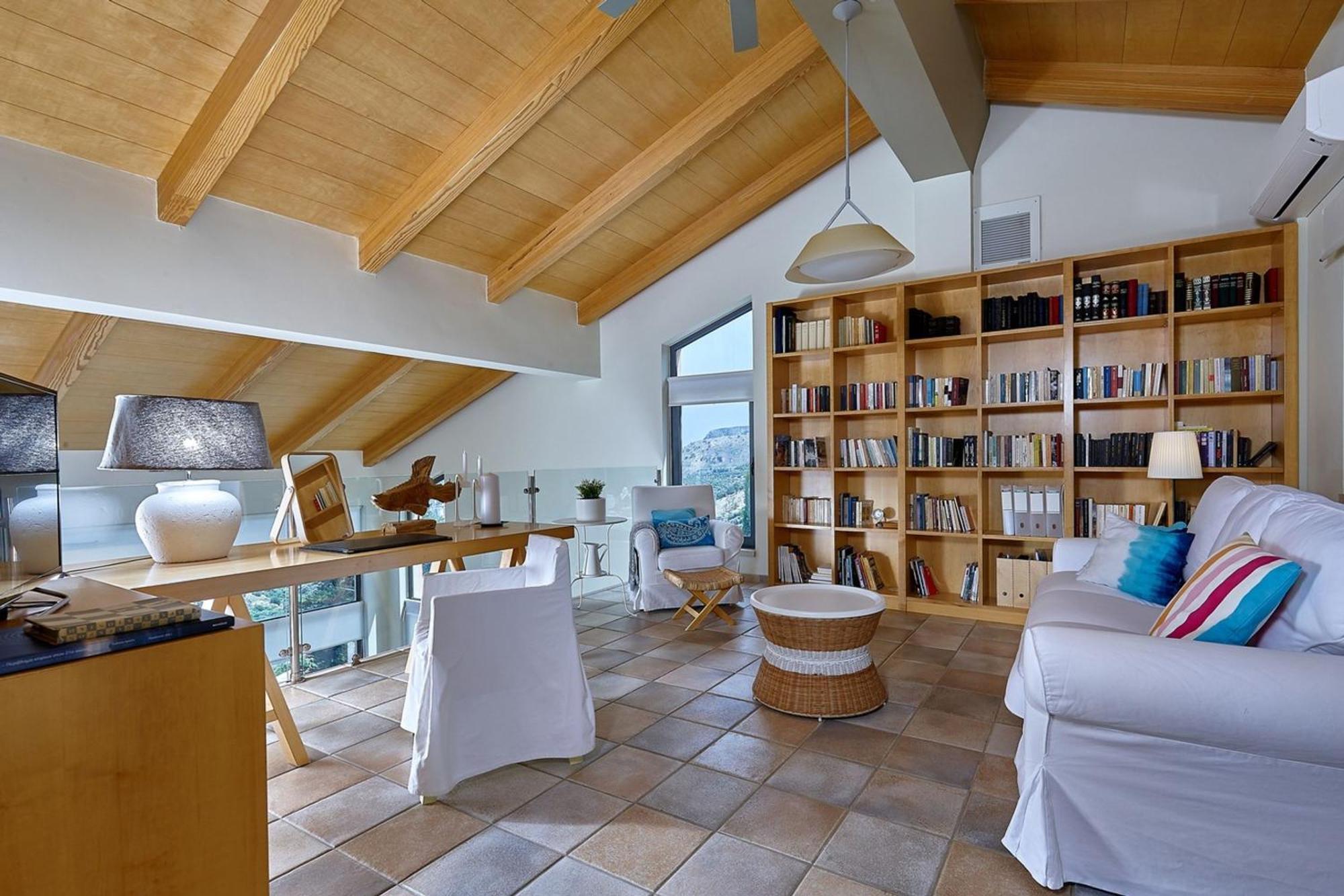Villa Vollard With Amazing View Pool Heraklion  Bagian luar foto