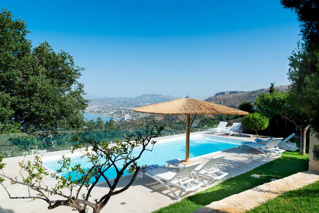 Villa Vollard With Amazing View Pool Heraklion  Fasilitas foto